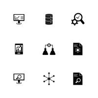 Data Analytics symbol design icon vector