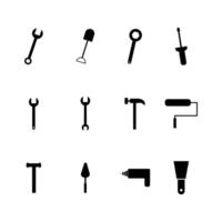 Essential Construction Tools Icons for Your Project vector