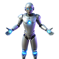 Advanced Robotics Futuristic Humanoid Robot Design png