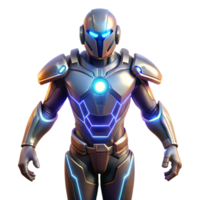 Futuristic Armored Combatant Advanced Robotics and Sci-Fi Design png