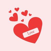 Love shape for template use. vector