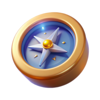3D Compass Icon Navigation, Direction, Guidance, Exploration, Travel, Journey, Adventure, Wayfinding, Orientation, Positioning png
