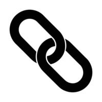 a black and white image of a link chain vector