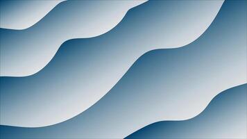 a blue and white abstract background with waves vector