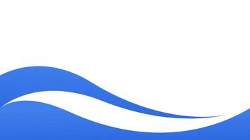 blue wave shapes on a white background, simple wallpaper vector