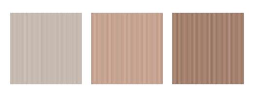 Set of seamless pattern with straight lines in trendy palette mocha mousse. Illustration endless pattern, background. Fashionable template. vector