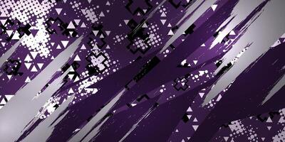 abstract purple background with triangles and triangles vector