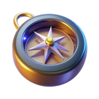 Illuminated Compass A Guide to Direction and Navigation png