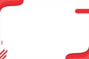 Designs Background white and Red Banner vector