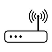wireless router repeater icon for graphic design, logo, web site, social media, mobile app, ui illustration. vector