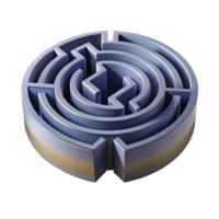 Circular Maze A 3D Puzzle of Paths and Challenges png
