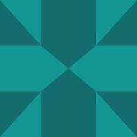Teal Geometric Pattern - Modern Abstract X Design vector