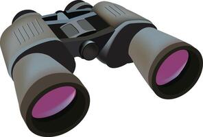 Binoculars isolating observing vision searching watching exploring seeking spying vector