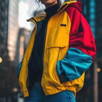 Layering with a Vivid Light Jacket photo