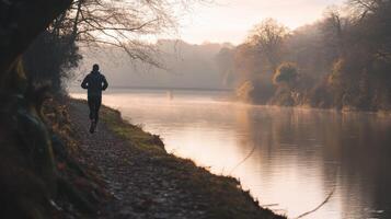 Morning Jog in Durable Light Jacket photo