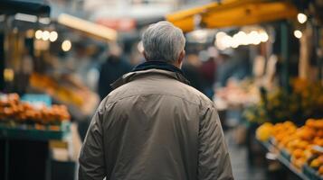 Weekend Market Visit in a Practical Jacket photo