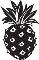 Minimalist black icon of a dragonfruit in format vector