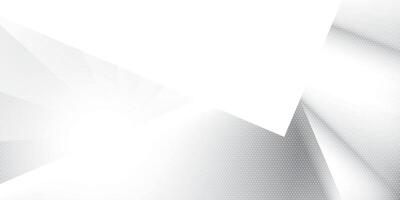 Abstract white and gray color, modern design stripes background with triangle shape and dot pattern. illustration. vector