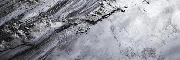 Abstract textured grey and black stone surface with natural patterns in nature photo