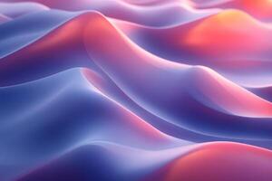 Abstract Waves of Colorful Gradient Light - Perfect for Creative Design Projects photo
