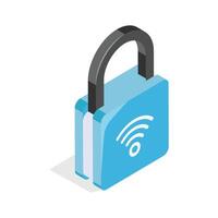 Take your hands on this amazing icon of smart lock vector