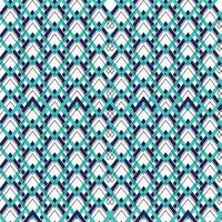The illustration is a seamless abstract pattern of blue curved geometric lines on a white background. vector