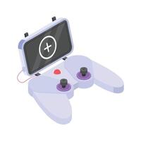 Get this amazing icon of drone controller in trendy style vector