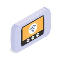 Take a look at this amazing icon of telecom in modern style. vector