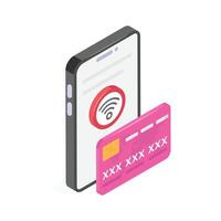 Take your hands on this amazing icon of mobile payment vector
