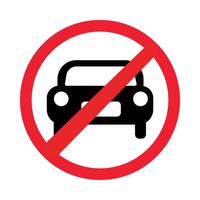 No parking, warning information sign vector