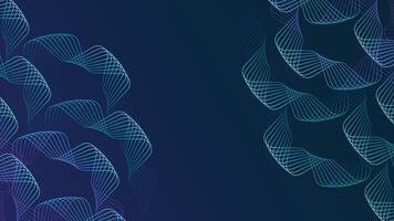 Calming blue and green abstract background with smooth flowing lines, ideal for peaceful and modern digital artwork vector
