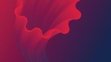 Vibrant red abstract design with soft flowing curves and gradients, ideal for creating energetic and dynamic visuals in digital art vector