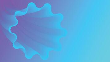 Bright blue abstract background with smooth curves and flowing textures, offering a peaceful and modern visual for digital art designs vector