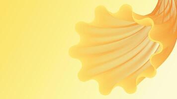 Warm and vibrant yellow gradient background with flowing soft shapes, perfect for energizing and dynamic digital artwork and designs vector