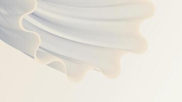 Clean white abstract background with smooth curves, perfect for minimalist and modern digital artwork and designs vector