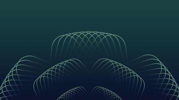 Dark green abstract background featuring a geometric grid-like pattern, ideal for modern and creative digital artwork vector