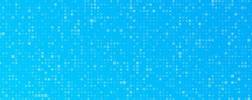 Abstract geometric with squares. Blue pixel background with empty space. illustration vector