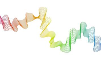Abstract backdrop with colorful wave gradient lines on white background. technology background, wave design. illustration vector