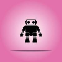 Robot illustration art vector