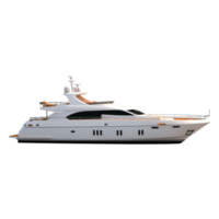 Luxury Yacht on Display with Sleek Design and Modern Features png