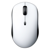 White Computer Mouse on Clean Background for Technology Use png