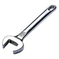 High-Quality Chrome Adjustable Wrench for Mechanical Work Tasks png