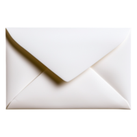 Simple White Envelope on Plain Background for Business or Personal Use png