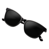 Stylish Black Sunglasses with Angular Design for Summer Fashion png