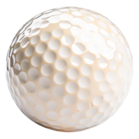 closeup of a Golf Ball with Textured Surface and Dimples png