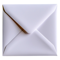 Closed White Envelope on Light Background with No Text or Symbols png