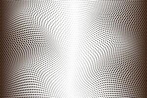 simple abstract dark color small square halftone blend wavy distort pattern. vector