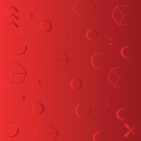 Luxury red background. Modern liquid red gradient circle layered papercut background vector