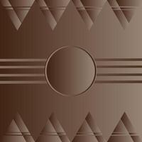 Abstract brown chocolate background Geometric texture vector