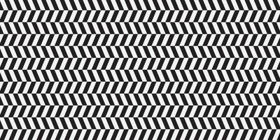 Abstract black and white zigzag pattern background vector